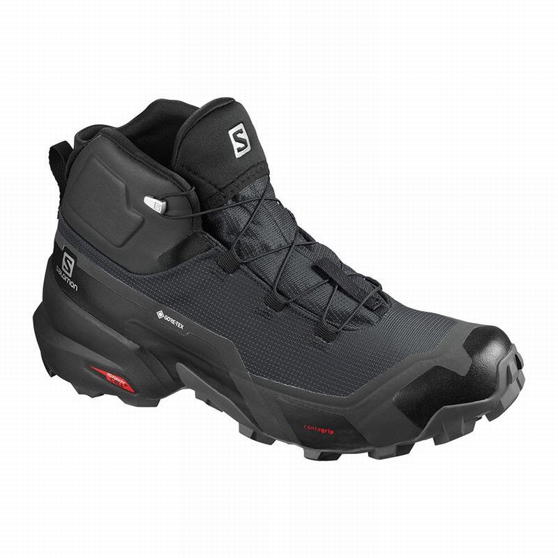 Salomon CROSS HIKE MID GORE-TEX Botas De Montaña Hombre - Negras - Colombia (14260-RSKD)